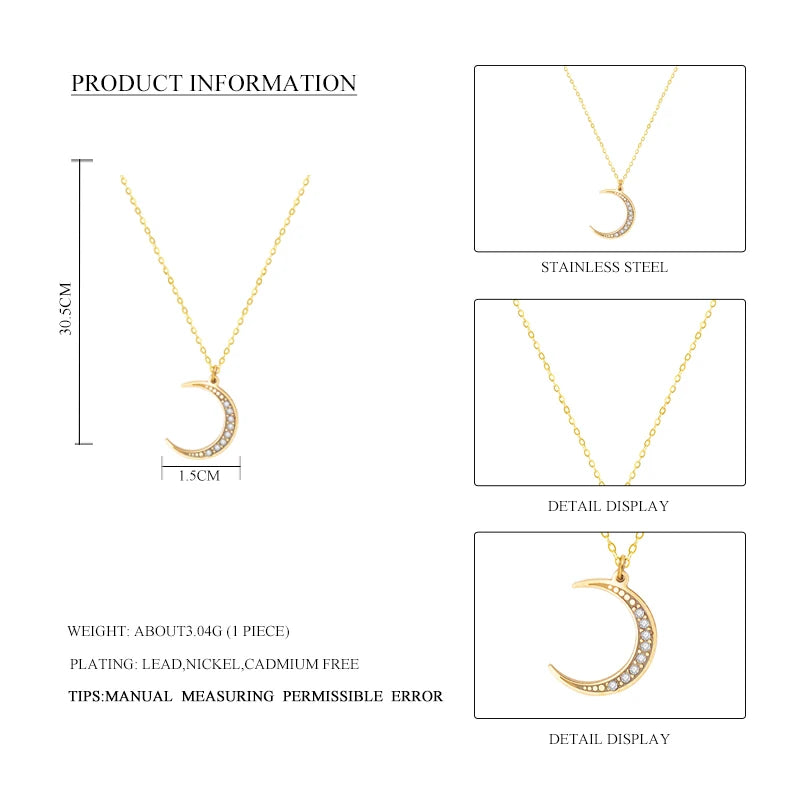 Crescent Moon Necklace