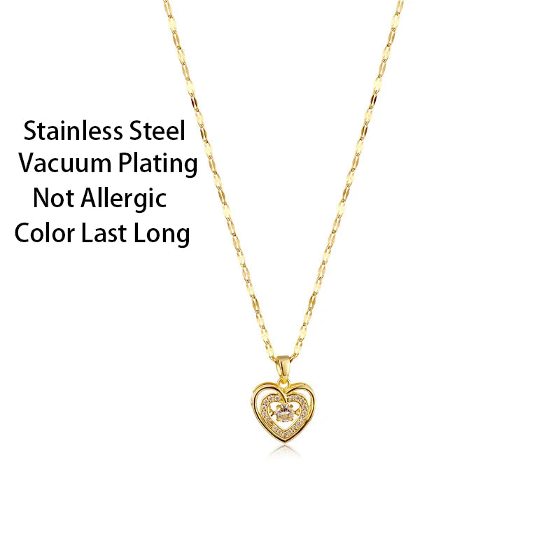 Beating Heart Pendant Necklace