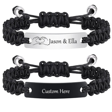 Custom Couple Name Bracelets