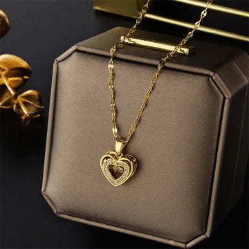 Beating Heart Pendant Necklace